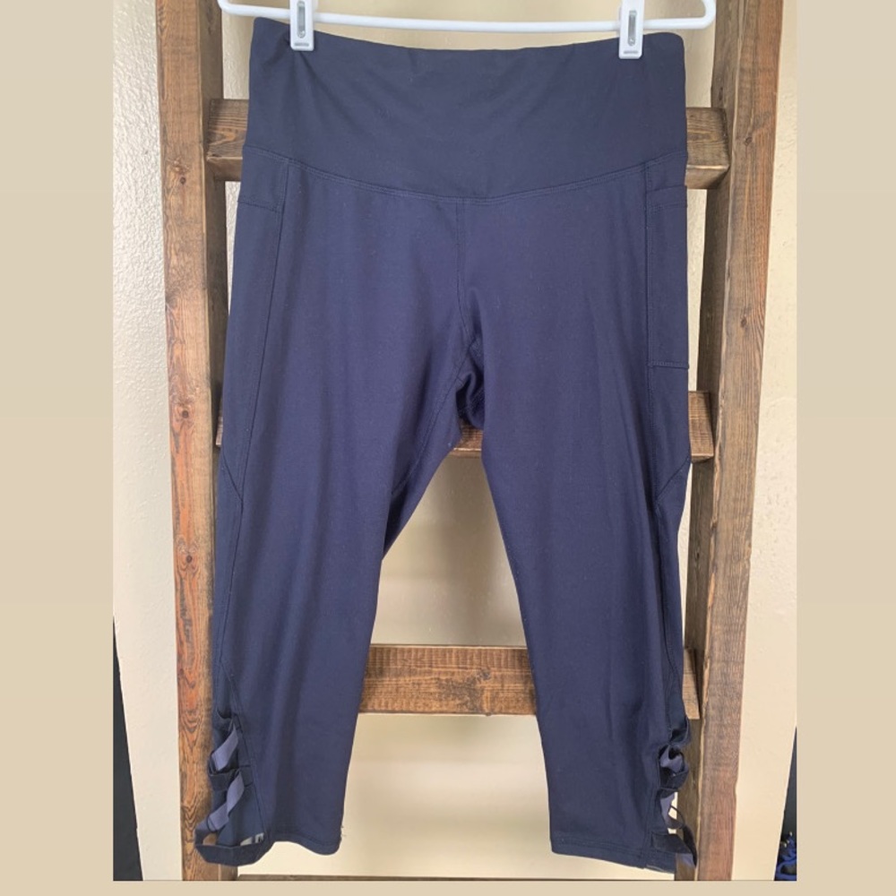 C9 by Champion Navy Crop Leggings- Large